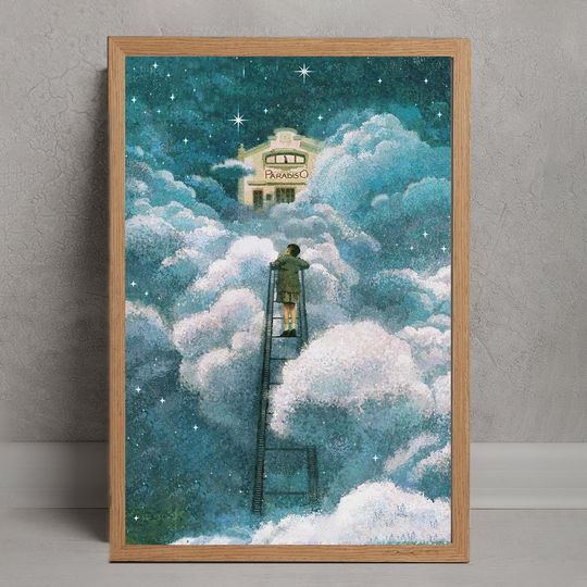 Discover Cinema Paradiso Movie Poster, Wall Art Decor, Room Decoration, Personalized Gifts, Canvas Film Poster