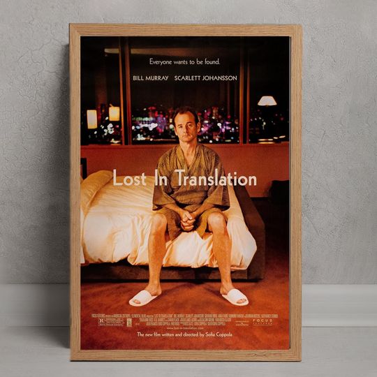 Lost In Translation Movie Poster, Wall Art Decor, Room Decoration