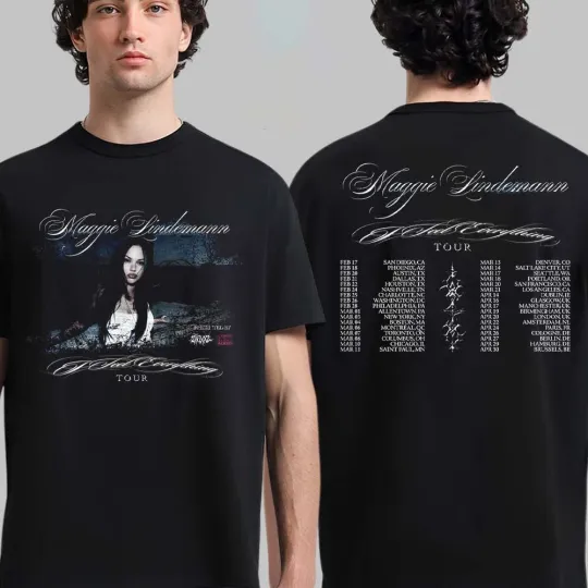 Discover Maggie Lindemann I Feel Everything Tour 2026 Schedule Dates T-Shirt