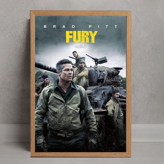 Discover Fury Movie Poster, Wall Art Decor, Room Decoration