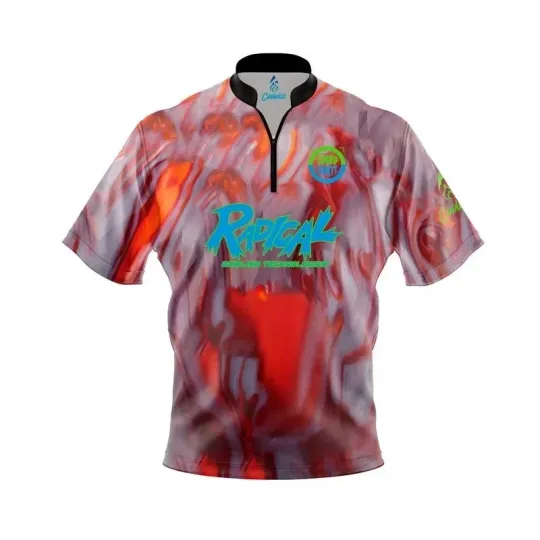 Discover Custom Name Radical Snapshot Bowling Jersey Shirt All Size S-5XL