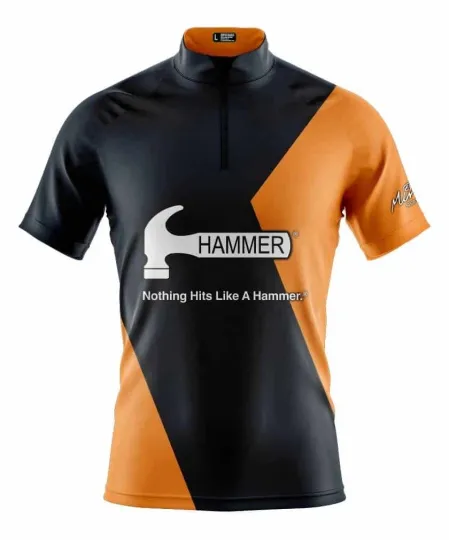 Discover CUSTOM NAME Hammer Bias Bowling Jersey Long & Short Sleeve Shirts