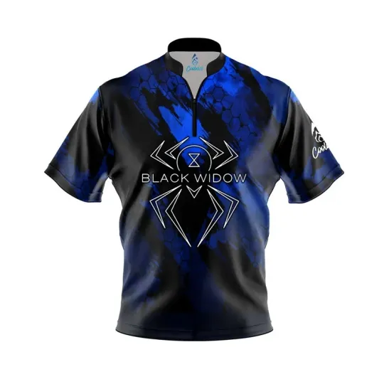 *Best* Personalized Hammer Black Widow Royal Blue Bowling Jersey Shirts All Size