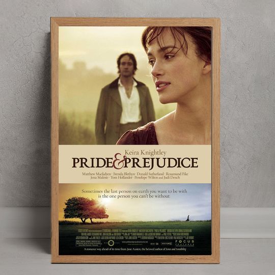 Discover Pride and Prejudice Movie Poster, Wall Art Decor, Room Decoration