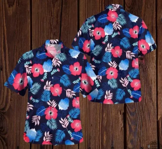 Discover Wendigoon Hawaiian Shirt Summer Tropical for Men Women