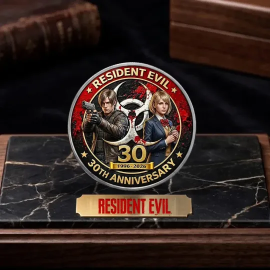 Discover Resident Evil 30th Anniversary Commemorative Coin