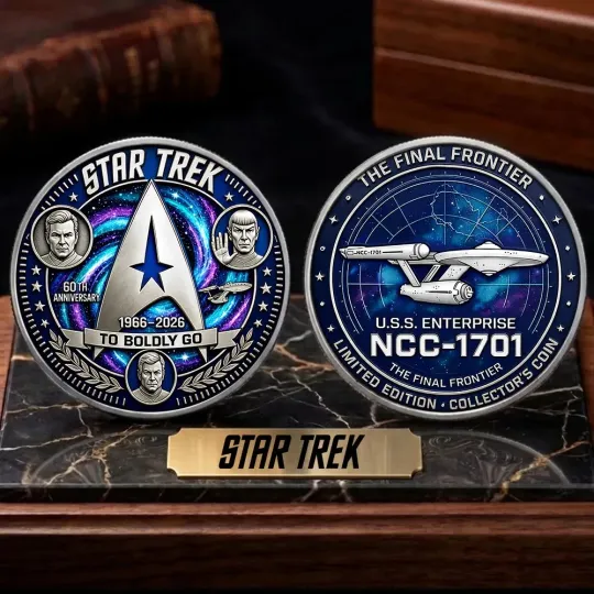 Discover Star Tre k 60th Anniversary Commemorative Coin