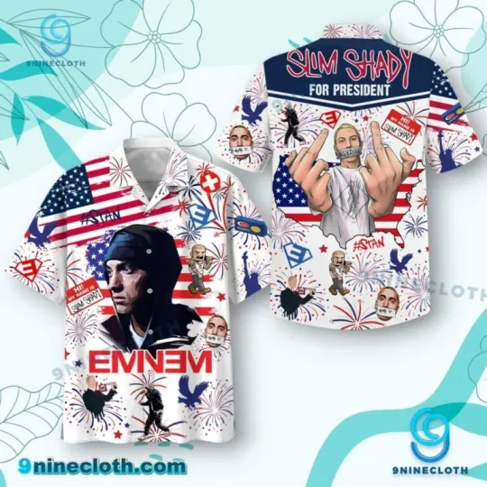 Discover Eminem Slim Shady Hawaii Shirt