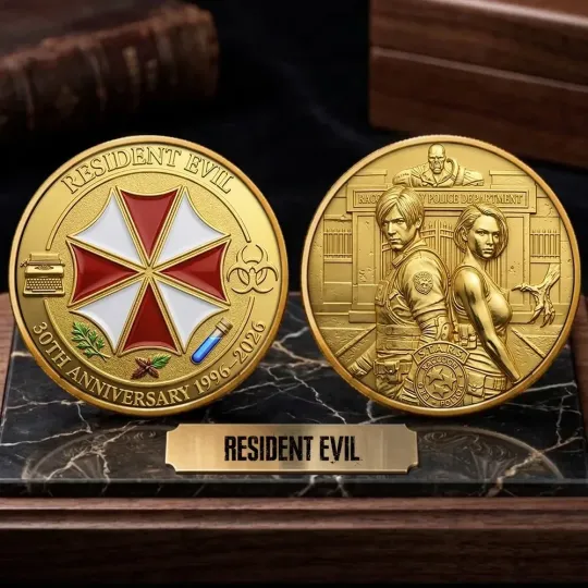 Discover Resident Evil 30th Anniversary Commemorative Coin