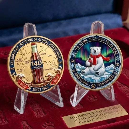 Discover Limited Edition Coca 140Th Anniversary Coin