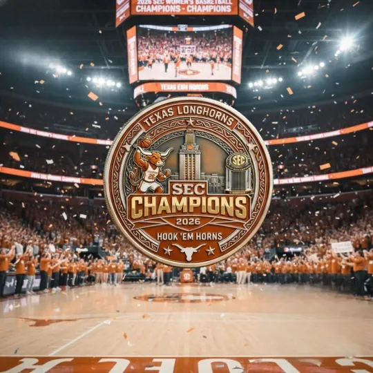 Discover Longhorns Win 2026 Sec Womens Basketball Championship Coin