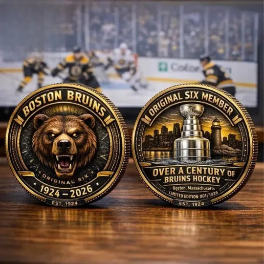 Discover Bruins 102Nd Anniversary Centennial Challenge Coin Limited Edition