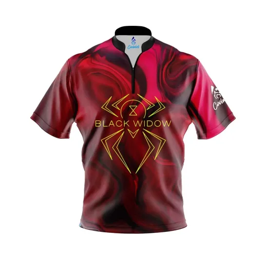Custom Name Hammer Black Widow 2.0 Hybrid Bowling Jersey Shirt