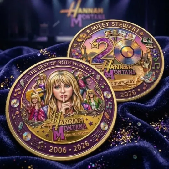 Hannah Montana 20Th Anniversary Commemorative Coin