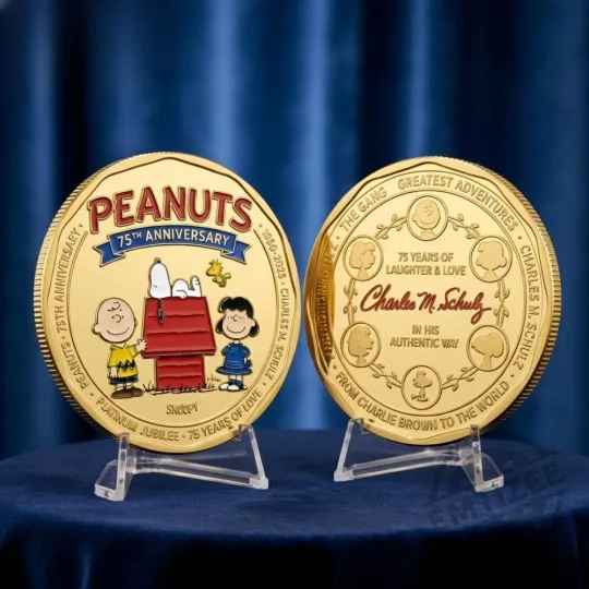 Discover Peanuts 75Th Anniversary Coin
