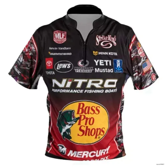 Discover Bass Strikeking Nitro Bass Fishing Bowling Jersey