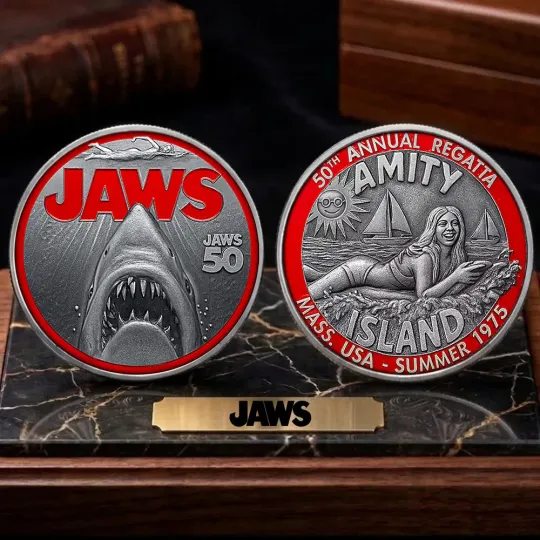 Discover Jaws 50th Anniversary Commemorative Coin