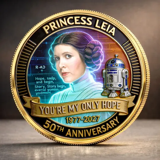 Discover Star Wars 50th Anniversary Commemorative Coin