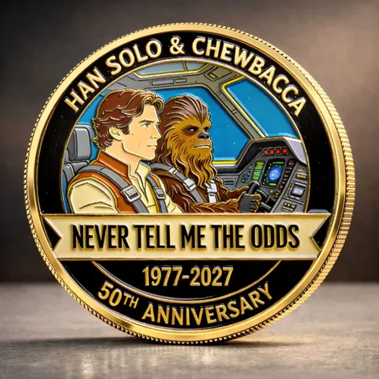 Discover Star Wars 50th Anniversary Commemorative Coin