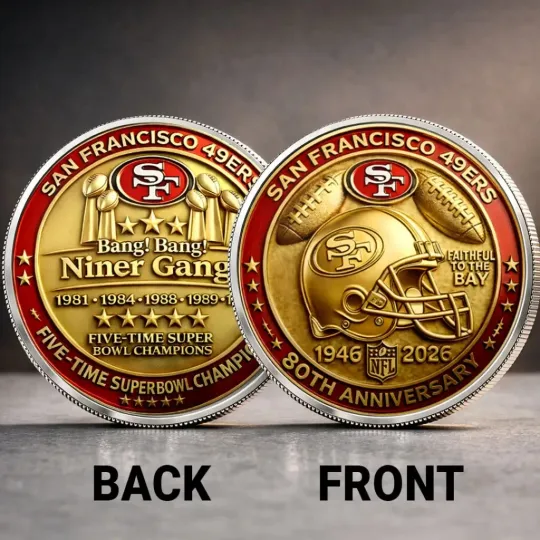 Discover San Francisco 49ers 80th Anniversary Commemorative Coin