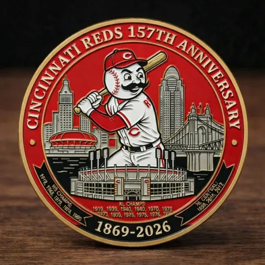 Discover Cincinnati 157Th Anniversary Commemorative Challenge Coin 2026