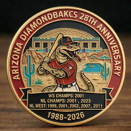 Discover Arizonna 28Th Anniversary Commemorative Challenge Coin 2026