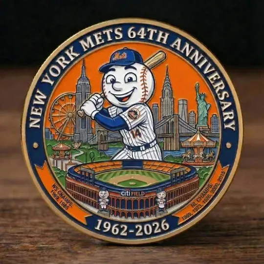 New York 64Th Anniversary Commemorative Challenge Coin 2026