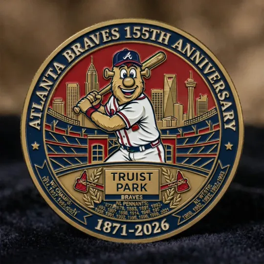 Discover Atlanta 155Th Anniversary Commemorative Challenge Coin 2026