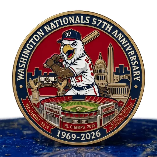 Discover Washington 57Th Anniversary Commemorative Challenge Coin 2026