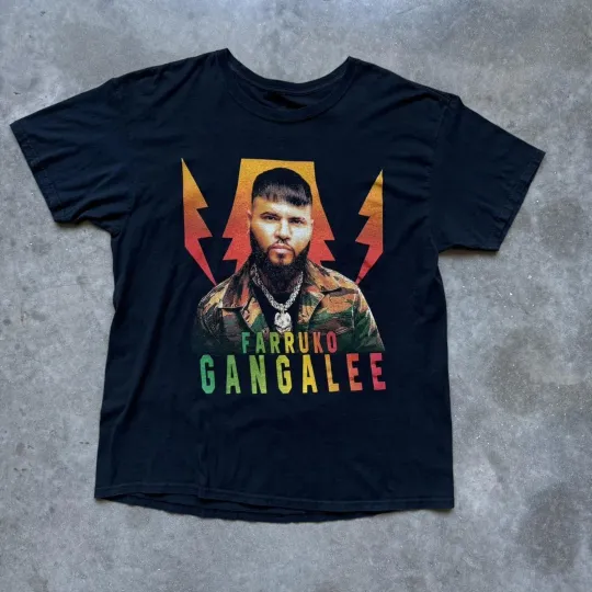 Discover Farruko American Airlines Arena 2020 Gangalee Graphic T-Shirt