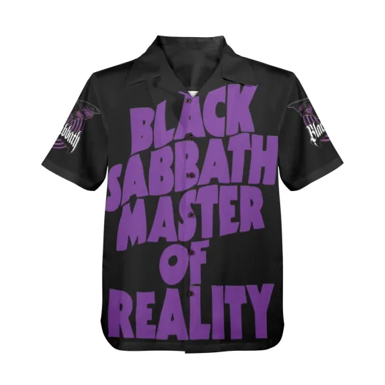Discover Hawaiian Button Shirt.  Black Sabbath