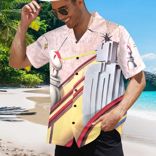 Discover Rock Music Hawaiian Button Shirt. Black Sabbath