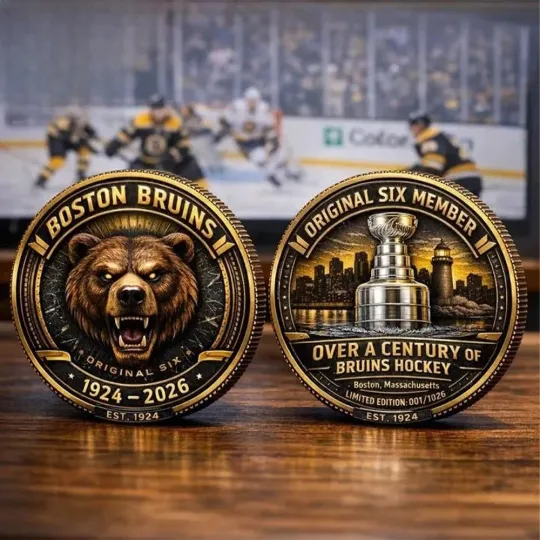 Bruins 102Nd Anniversary Centennial Challenge Coin Limited Edition