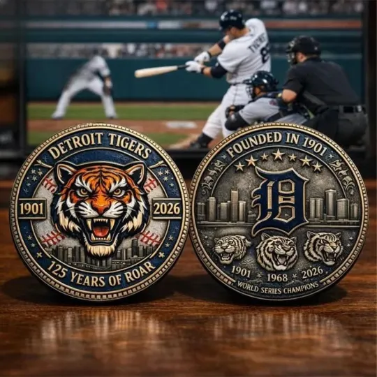 Discover Tigers 125Th Anniversary Commemorative Coin 2026