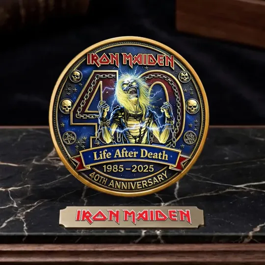 Maiden Live After Death 40th Anniversary Commemorative Coin