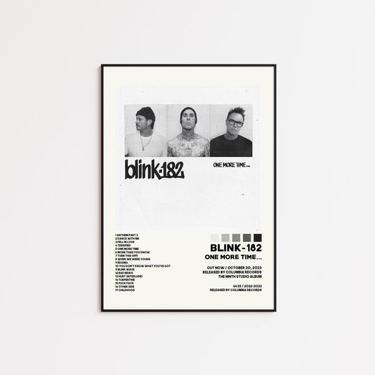 Discover B182 Posters / One More Time Poster / Album Cover Poster, Poster Print Wall Art, Custom Poster, One More Time, B182