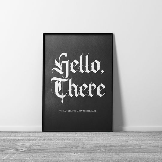 Discover B182 Miss You Lyric Vertical Poster