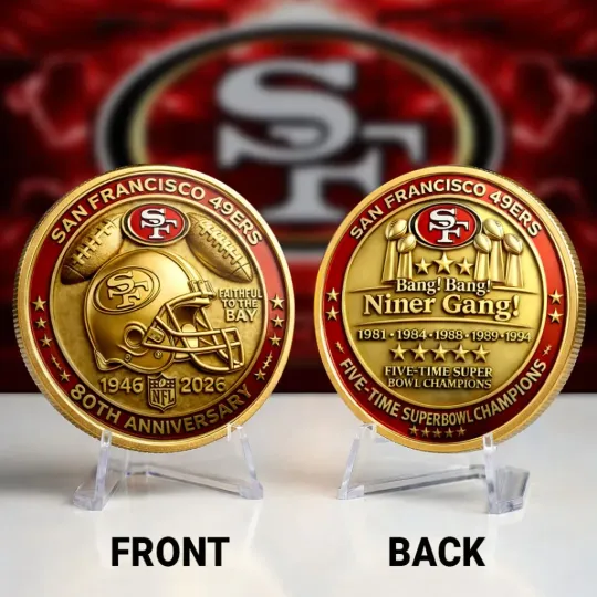 Discover 49ers 80th Anniversary Commemorative Coin