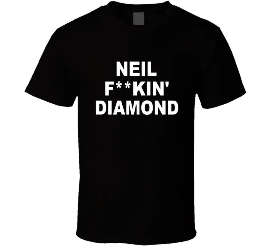 Discover Neil Diamond Tonight Show Band Black T-Shirt