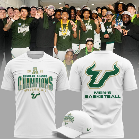 Discover South Florida Bulls Men’s Basketball Regular Season Champions T-shirt