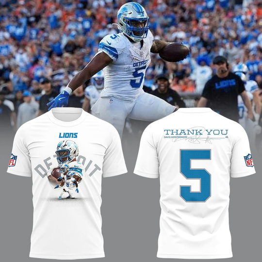 Discover Thank You David Montgomery Limited Edition Fan Shirt
