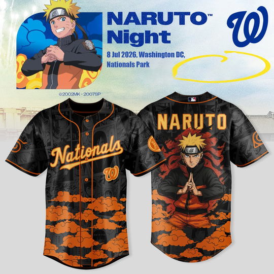 Washington Nationals x Narutoo Night 2026 Limited Baseball Jersey Collection