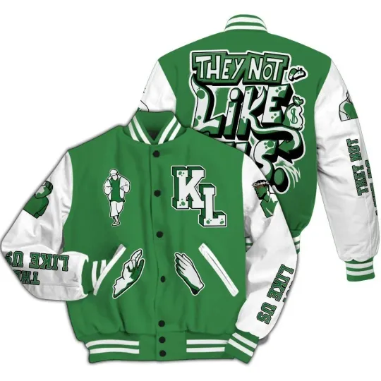 Discover Dislike Us Graphic All Over Print Baseball Jacket