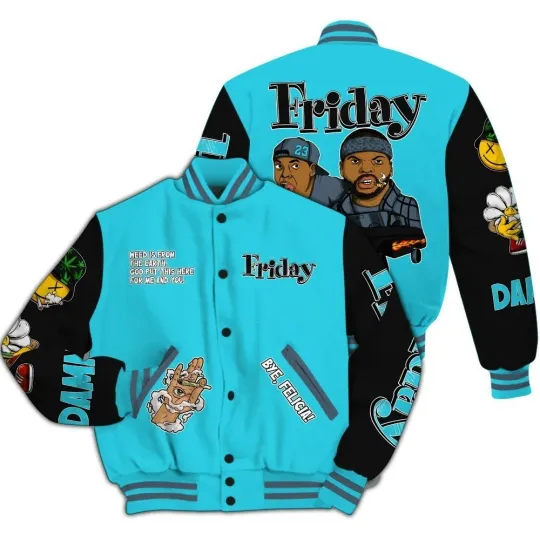 Discover Friday Sneaker Stress Style Baseball Jacket