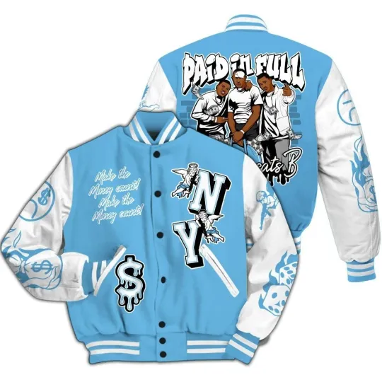 Paid In Full Money Baseball Jacket
