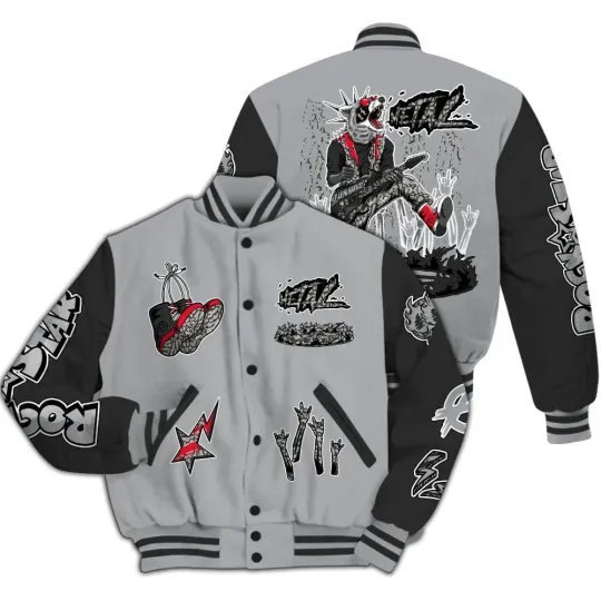 Discover Punk Rock Raccoon Baseball Jacket