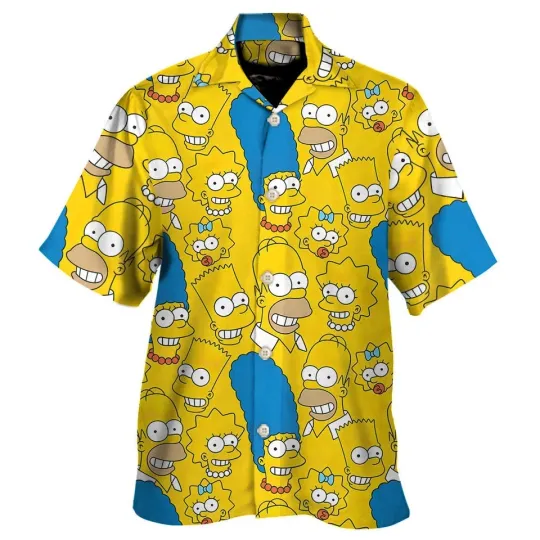 The Simpsons Hawaiian Shirt Cartoon Movie Unisex Hawaiian Shirt