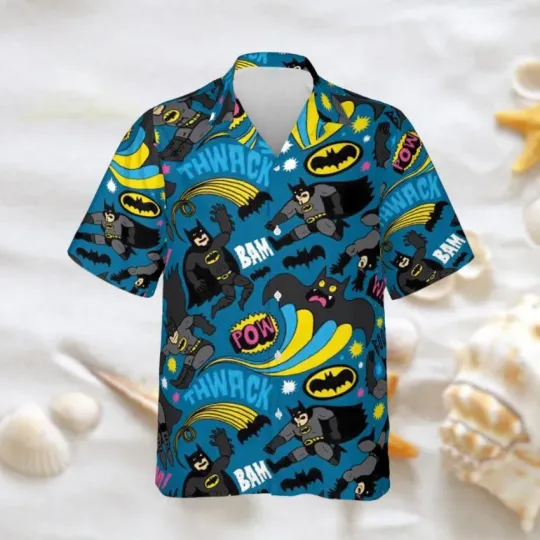 Discover DC Batman Superhero Cartoon Funny Tropical Aloha Summer Hawaiian Shirt