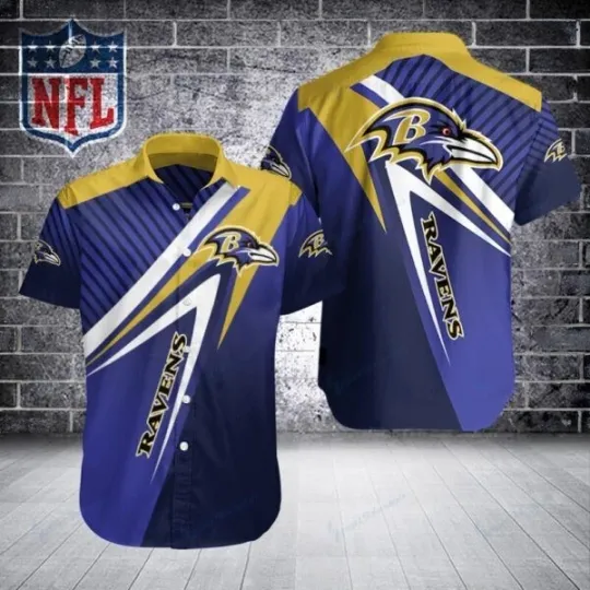 Discover Baltimore Football Team Ravenss Hawaiian Shirt For Fans