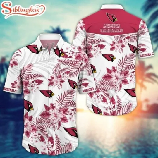 Discover Arizonna Football Team Cardinalss Sport Team Aloha Hawaiian Shirt